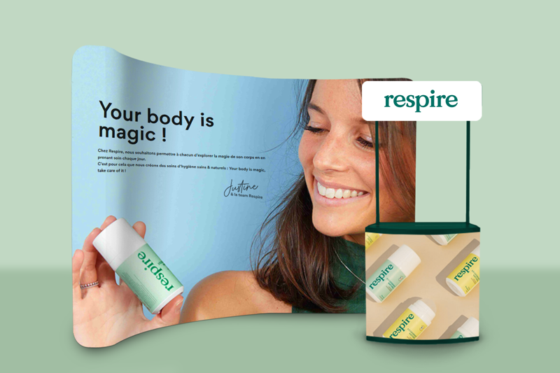 Supports PLV : roll-up, kakémono et totems