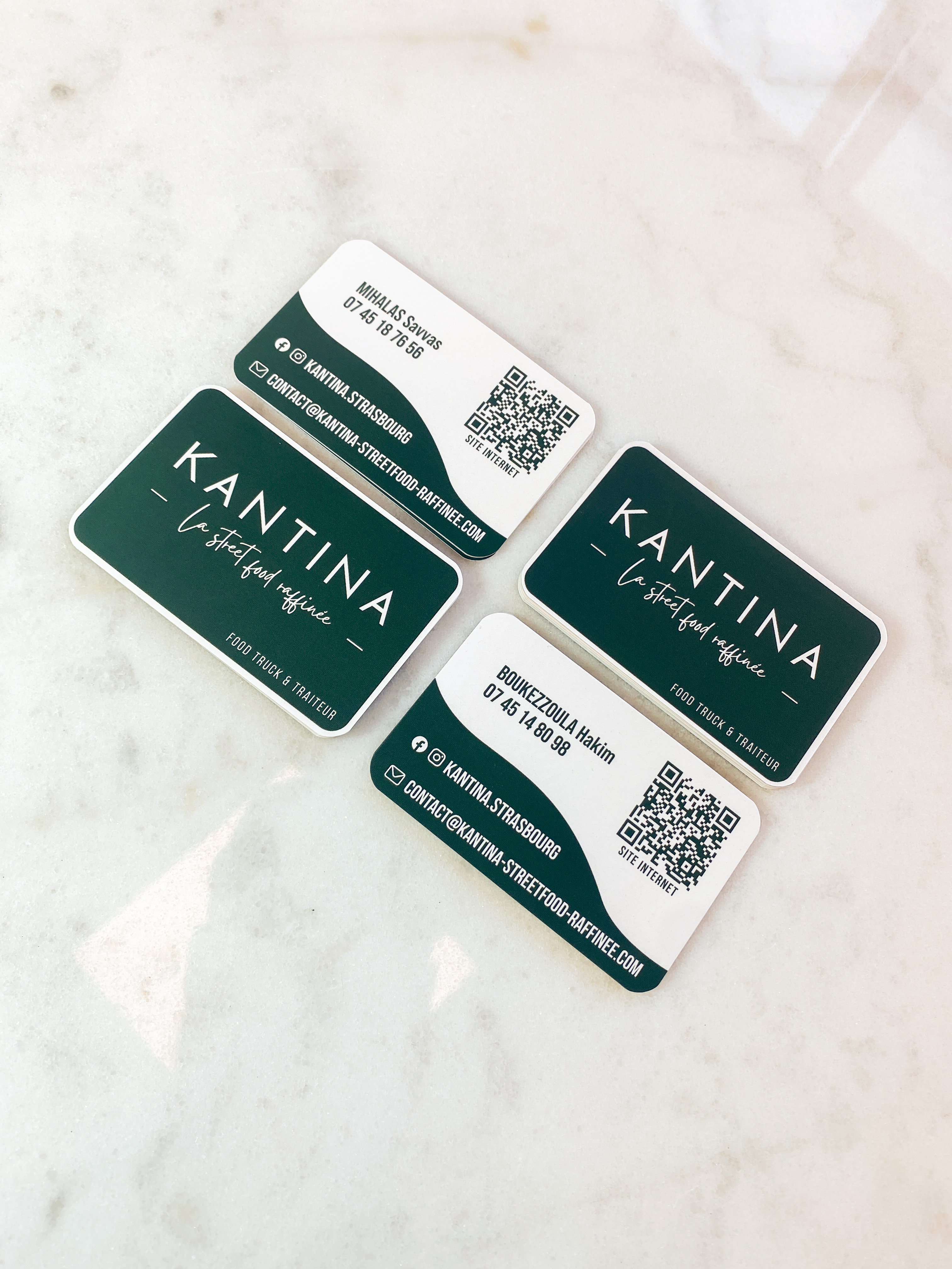 Impression offset - Cartes de visite