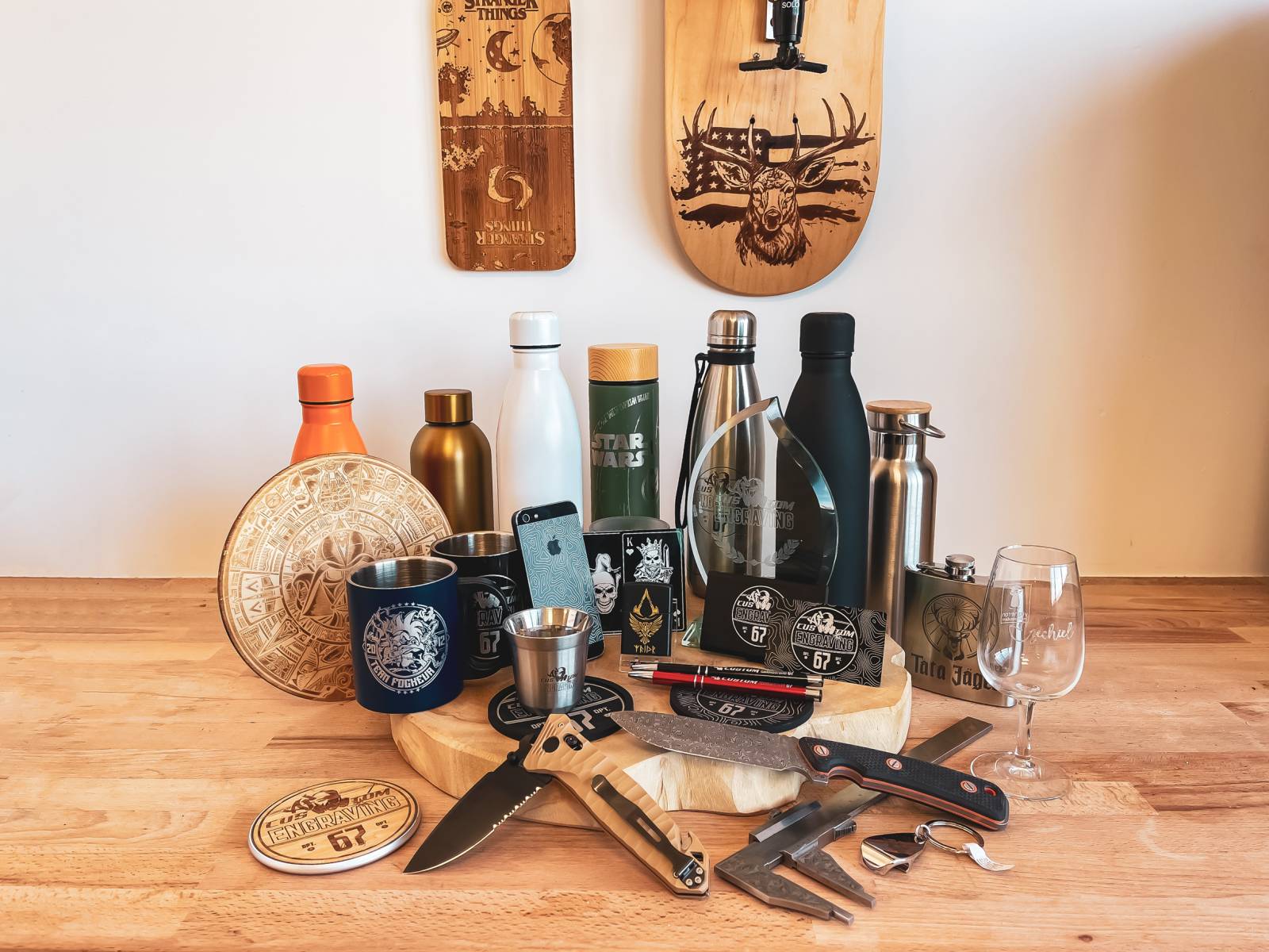 Personnaliser vos goodies d'entreprise par gravure et impression à Strasbourg et en Alsace